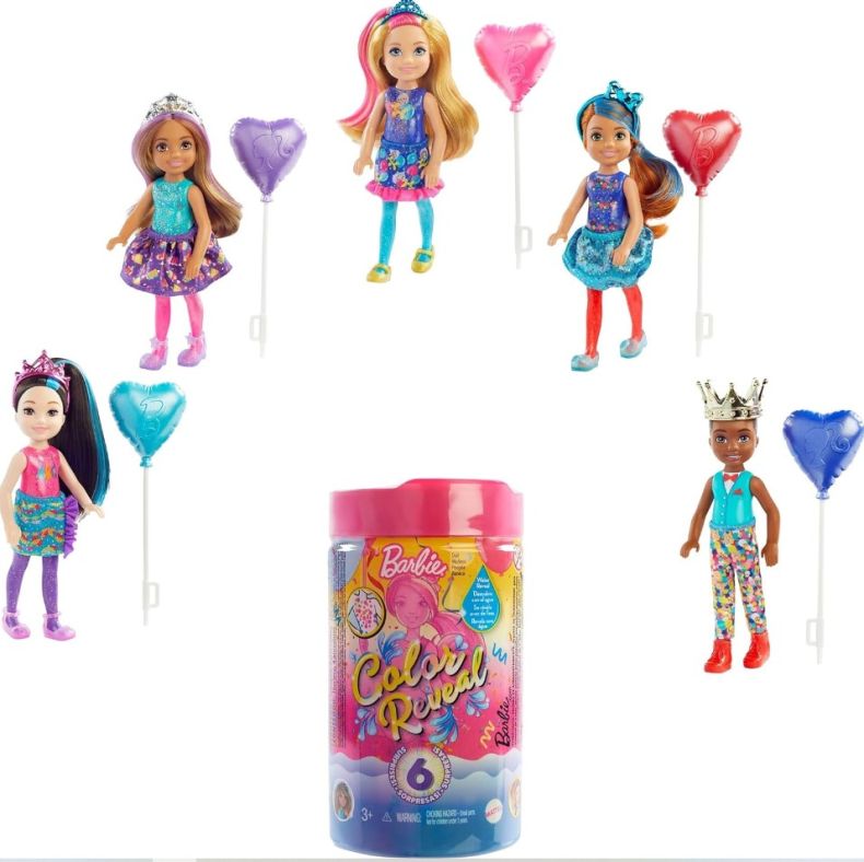 Barbie Color Reveal Renk Değiştiren Sürpriz Chelsea Parti Seri 4 GWC62