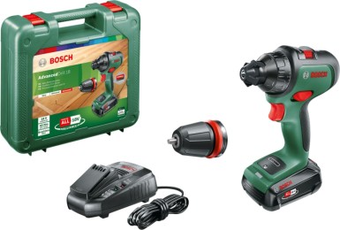 Bosch Hafif Hizmet - Bosch AdvancedDrill 18 Tek Akülü Delme Vidalama Makinesi 18V 2,5 Ah + Şarj Cihazı AL 1830 CV-06039B5005