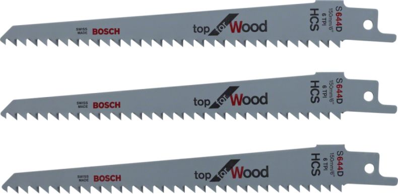Bosch KEO 3'lü Ahsap bıçak seti