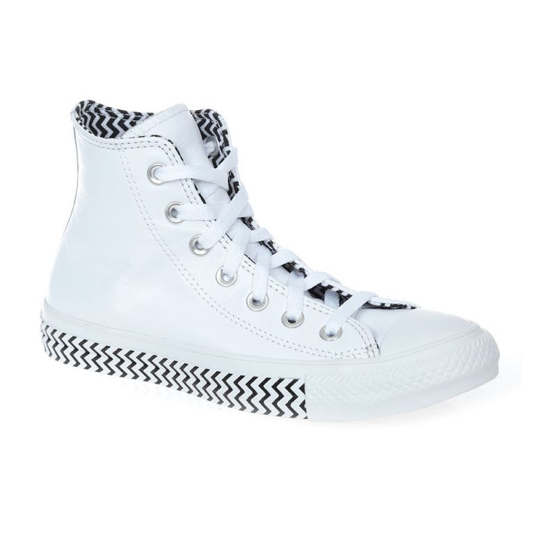 Converse CTAS HI 567256C - Bayan Ayakkabı Beyaz / Siyah