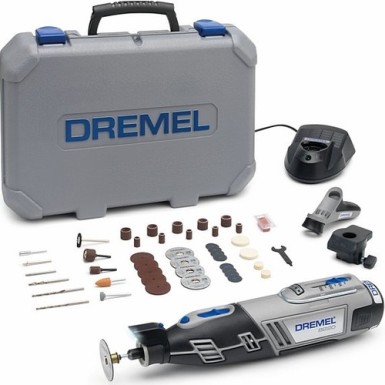 Dremel - Dremel 8220 12V Li-ion Akülü El Motoru  45 Aksesuar + 2 Bağlantı parçası + Plastik Çanta