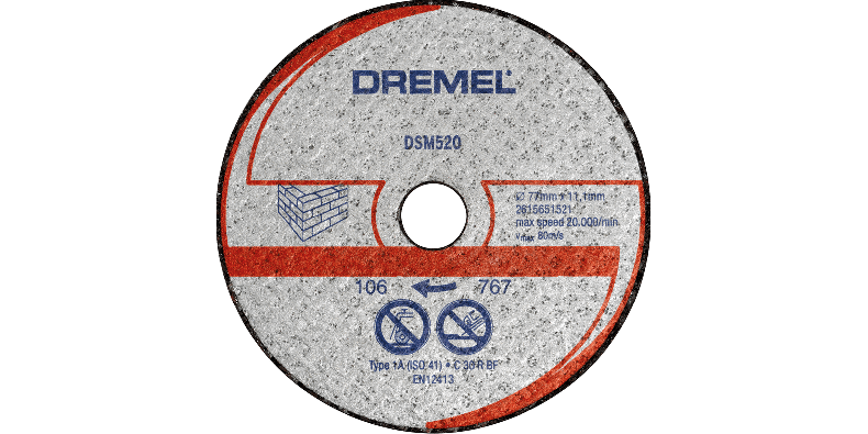 Dremel DSM20 Duvar Kesme Diski (DSM520)
