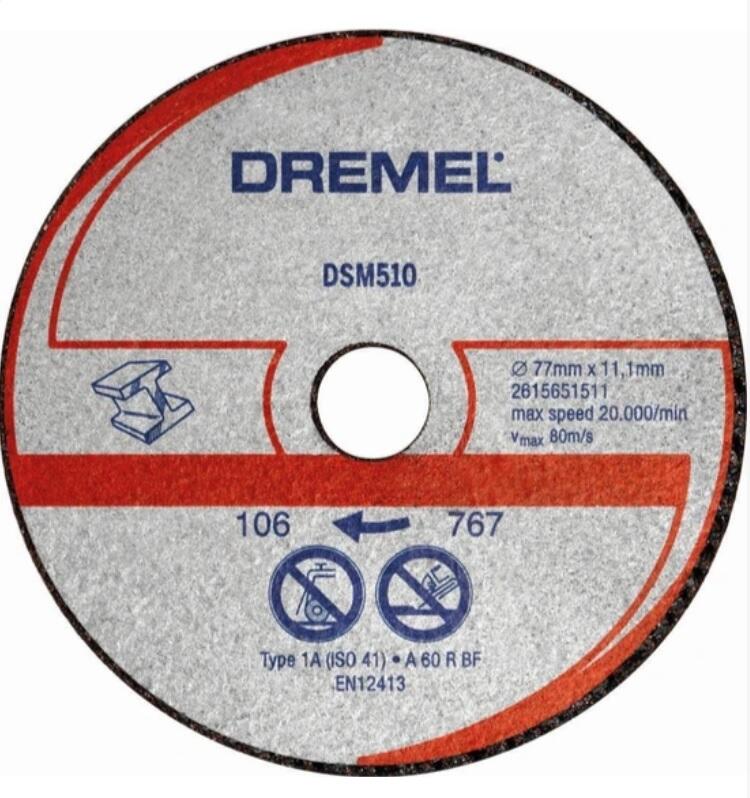  Dremel Dsm20 Metal Ve Plastik Kesme Diski (dsm510)