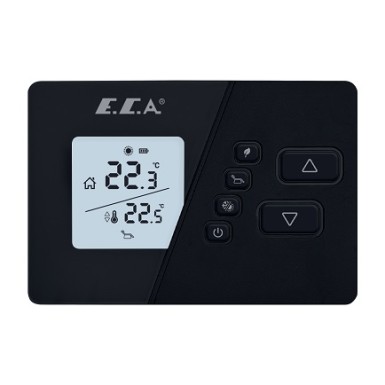 ECA - Eca Poly Comfort 200 B Kablosuz Dijital Oda Termostatı Siyah