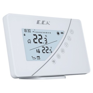 ECA - Eca Poly Touch 400 W Kablosuz Programlanabilir Dijital Oda Termostatı - Ücretsiz Sevk