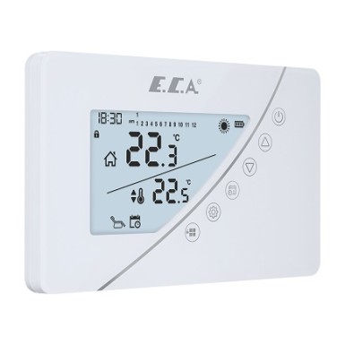 Eca Poly Touch 400 W Kablosuz Programlanabilir Dijital Oda Termostatı - Ücretsiz Sevk - Thumbnail