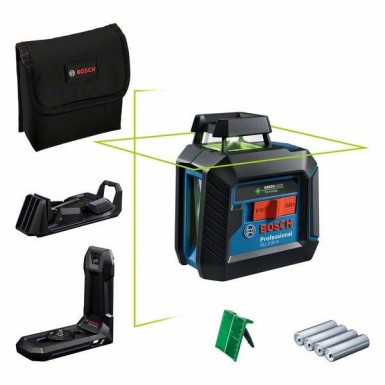 Bosch Ölçme Aletleri - Bosch GLL 2-20 G + LB10 + DK10 Çizgi Lazeri