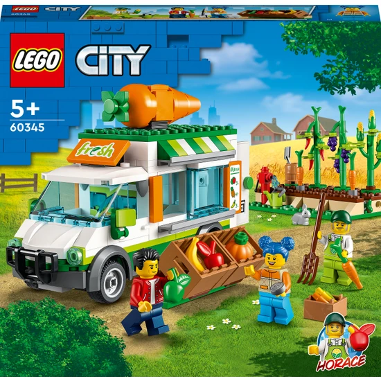 Lego 60345 City Çiftçi Pazarı Minibüsü
