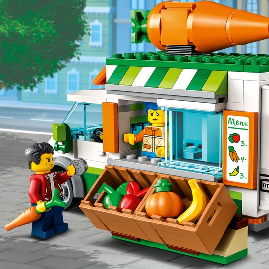 Lego 60345 City Çiftçi Pazarı Minibüsü - Thumbnail