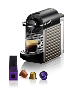 Nespresso - Nespresso C61 Pixie Titan Kapsüllü Kahve Makinesi Gri
