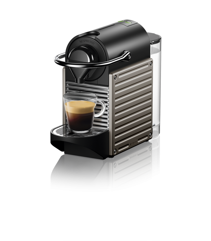 Nespresso C61 Pixie Titan Kapsüllü Kahve Makinesi Gri