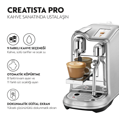 Nespresso J620 Creatista Pro Kapsüllü Kahve Makinesi - Thumbnail