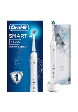 Oral-B - Oral-B Smart 4 4500 Modern Motif Cross Action Şarj Edilebilir Diş Fırçası